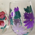 Personalized Hand Painted Stemless Wine Glass Tumbler